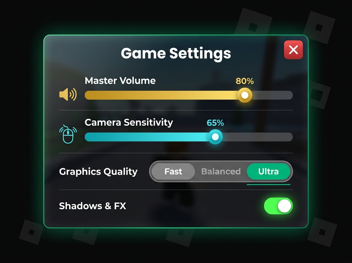 Settings Panels